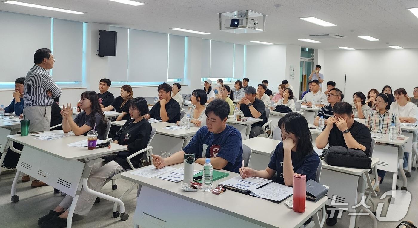 본문 이미지 - 괴산군 청년 창업가 교육.(괴산군 제공. 재판매 및 DB금지)/뉴스1