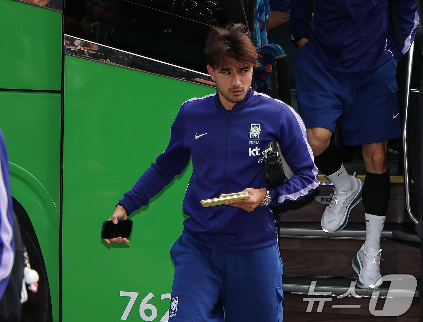 본문 이미지 - 대한민국 축구대표팀 옌스 카스트로프. 2026.6.6 ⓒ 뉴스1 임세영 기자