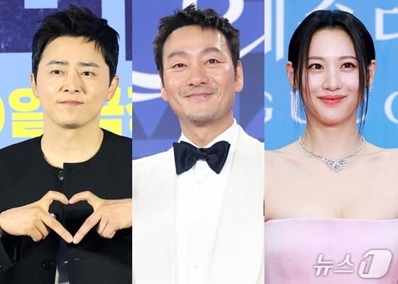 본문 이미지 - (왼쪽부터) 배우 조정석, 박해수, 수현 ⓒ 뉴스1 DB