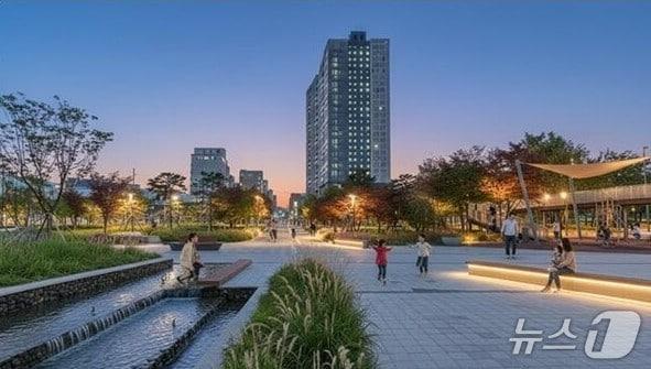 본문 이미지 - 동두천시가 완전히 철거한 생연동 성매매집결지 일대를 문화공원으로 조성할 전망이다. (생연문화공원 예상도. 사진 동두천시 제공)