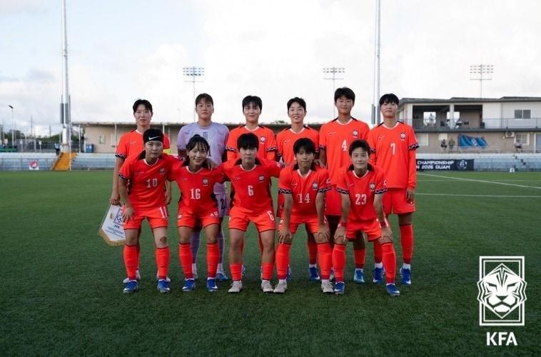 본문 이미지 - 여자 축구 대표팀. (대한축구협회 제공)