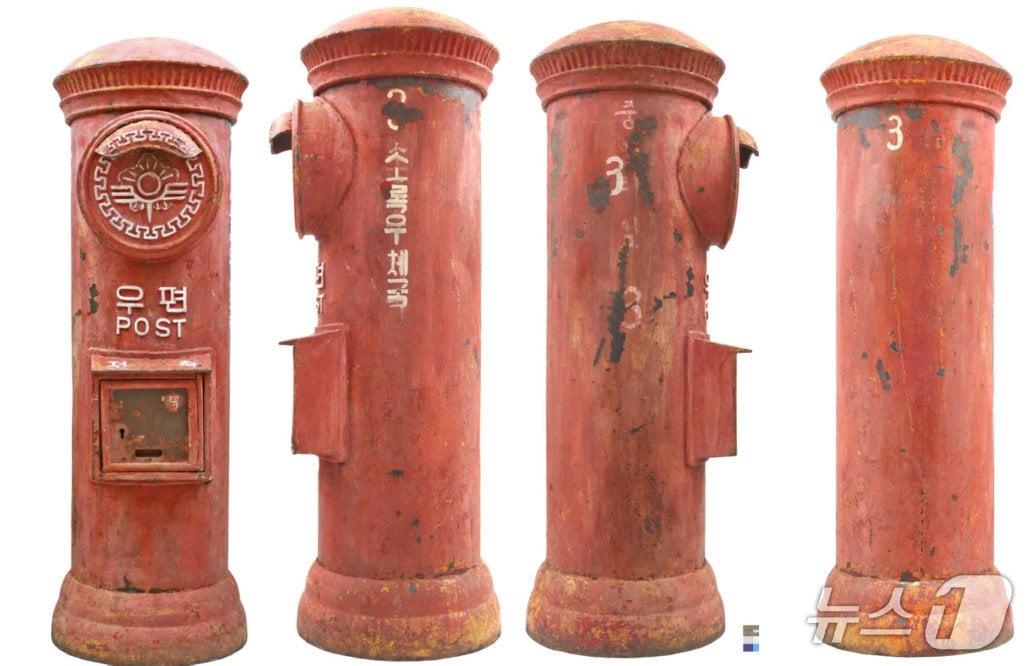 본문 이미지 - 국가유산청 국립문화유산연구원 문화유산보존과학센터가 광복 직후부터 전남 고흥 소록도에서 쓰인 국가등록문화유산 '소록우체국 우체통'의 보존처리를 마쳤다.