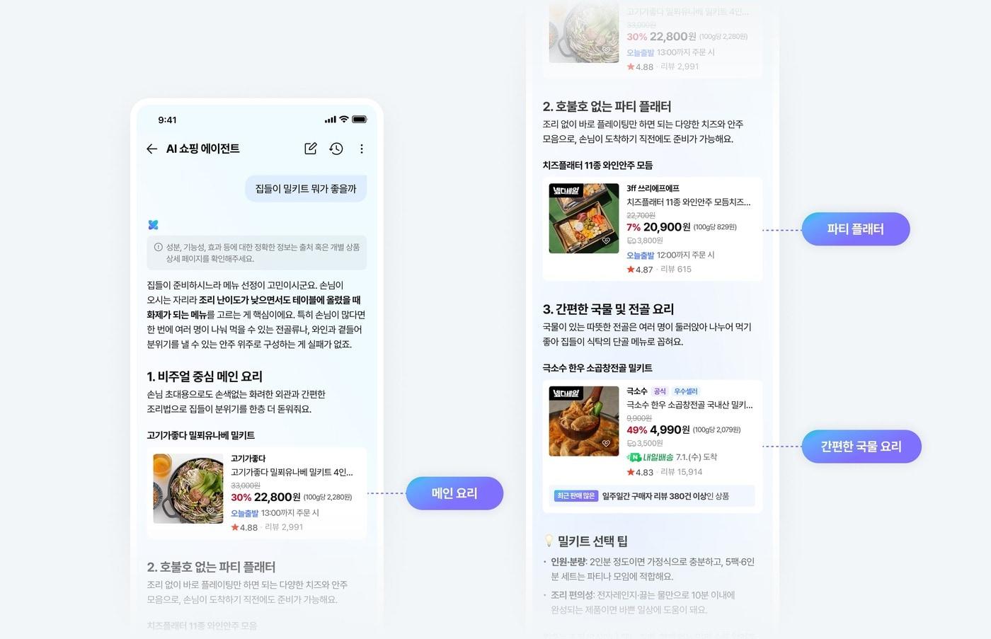 본문 이미지 - 네이버 AI 쇼핑 에이전트. (네이버 제공)