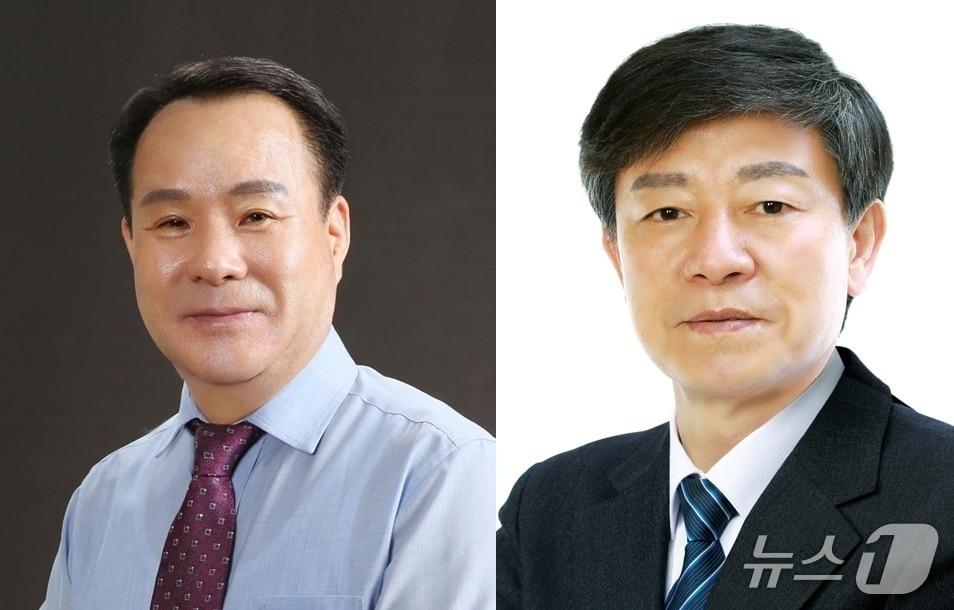 본문 이미지 - 제 10대 광양시의회 전반기 이기연 의장(좌) 정구호 부의장   