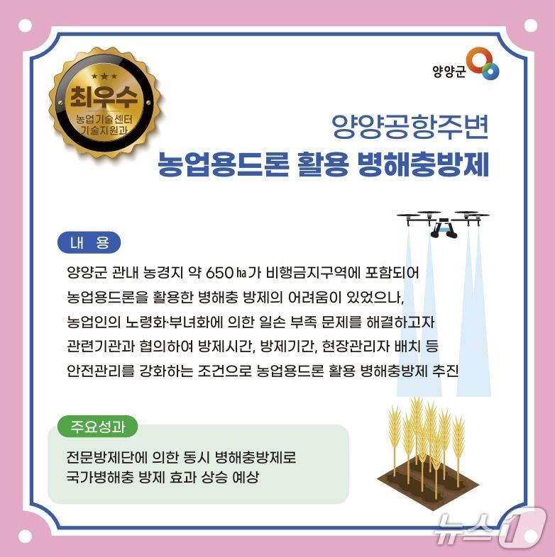 본문 이미지 - 양양군 상반기 적극행정 최우수사례.(양양군 제공, 재판매 및 DB 금지)2026.7.1/뉴스1