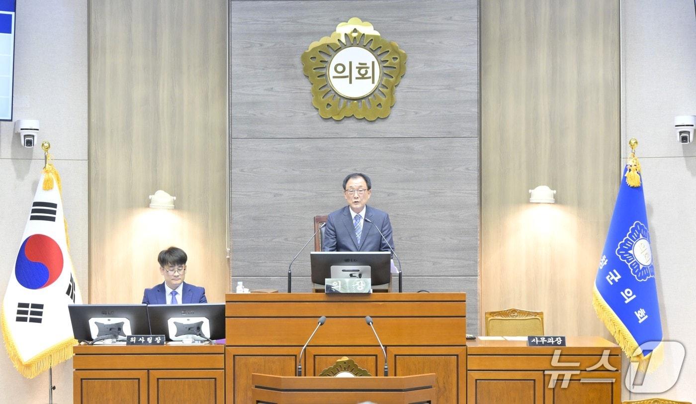 본문 이미지 - 제10대 순창군의회 의장에 선출된 오수환 의원.(순창군의회 제공. 재판매 및 DB금지)/뉴스1