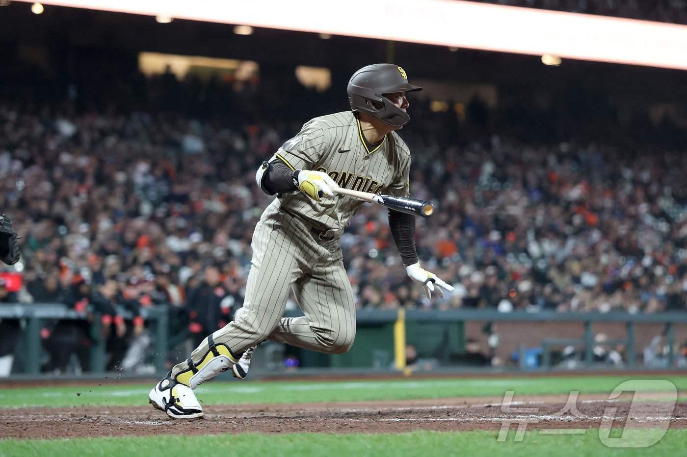 본문 이미지 - MLB 샌디에이고 송성문.ⓒ AFP=뉴스1