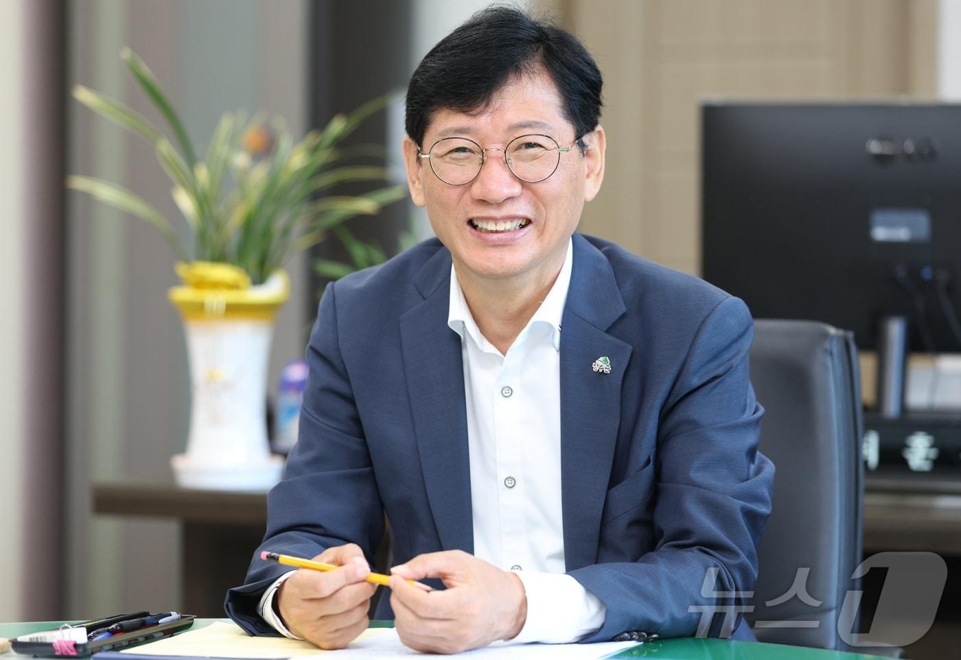 본문 이미지 - 최훈식 장수군수. ⓒ 뉴스1 유경석 기자