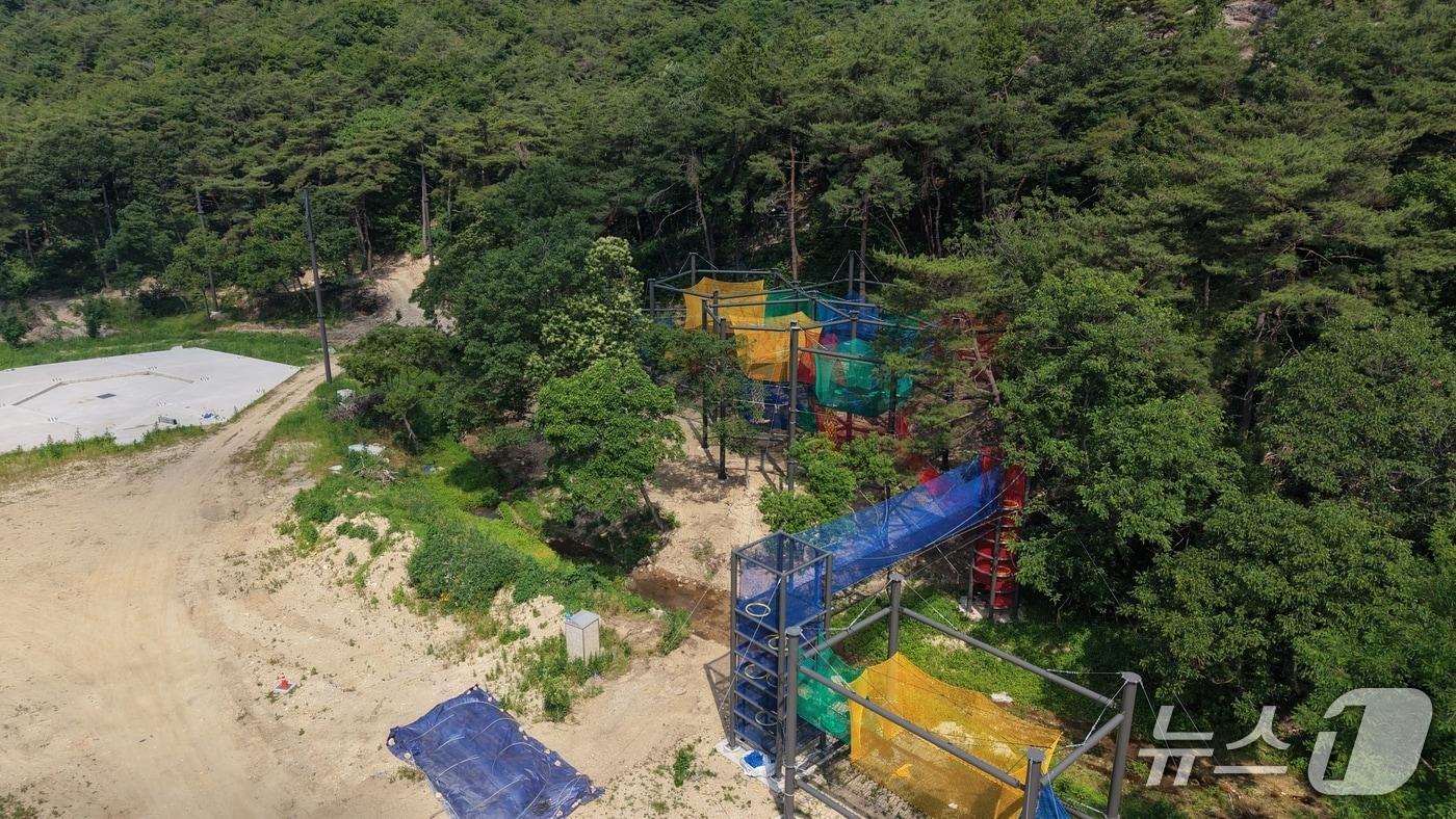 본문 이미지 - 고창 구름골 산림휴양테마파크 전경.(고창군 제공. 재판매 및 DB금지)