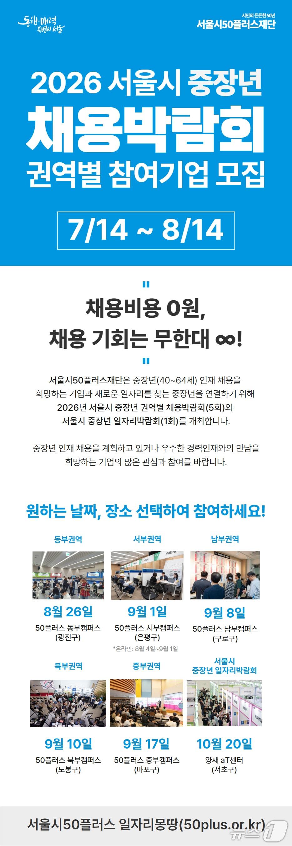 본문 이미지 - 채용박람회 및 일자리박람회 기업 모집.(서울시 제공)