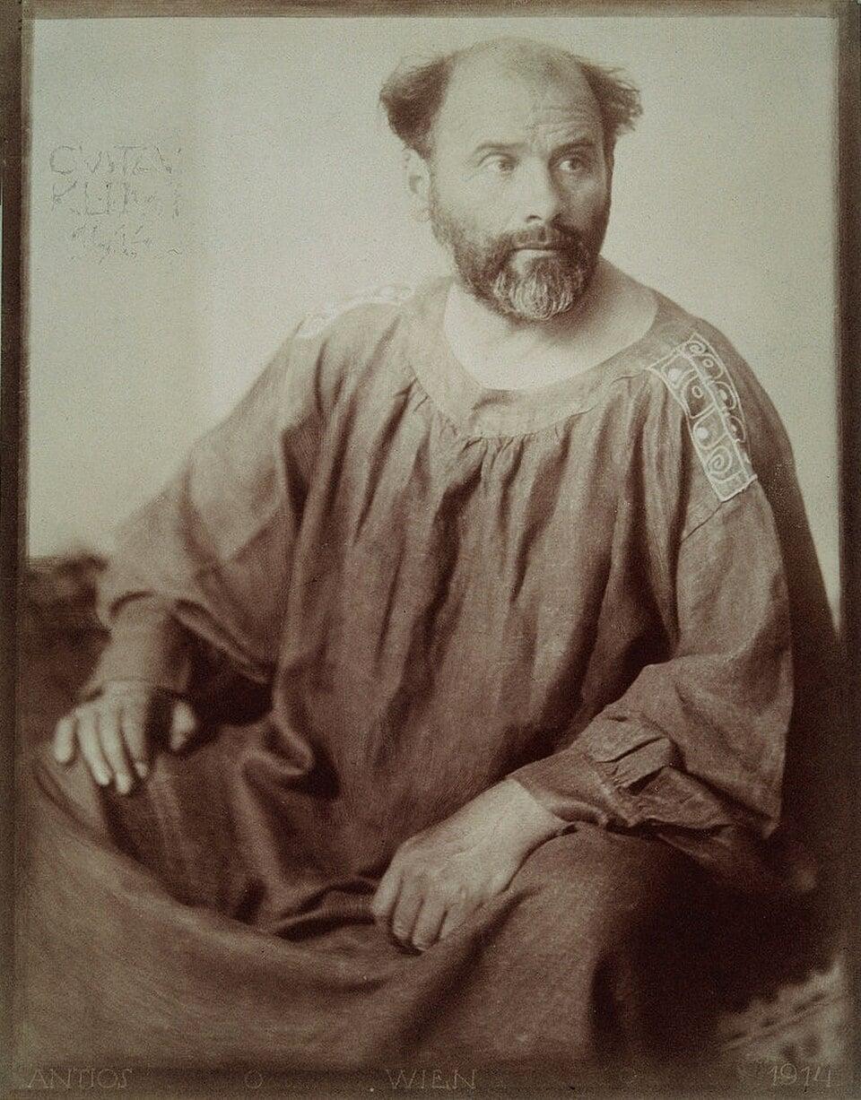 본문 이미지 - 구스타프 클림트 (출처: Josef Anton Trčka, Public domain, via Wikimedia Commons)