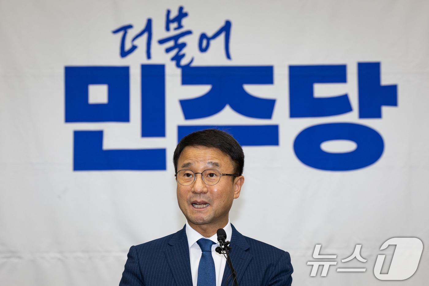 본문 이미지 - 한병도 더불어민주당 당대표 직무대행 겸 원내대표. ⓒ 뉴스1 유승관 기자