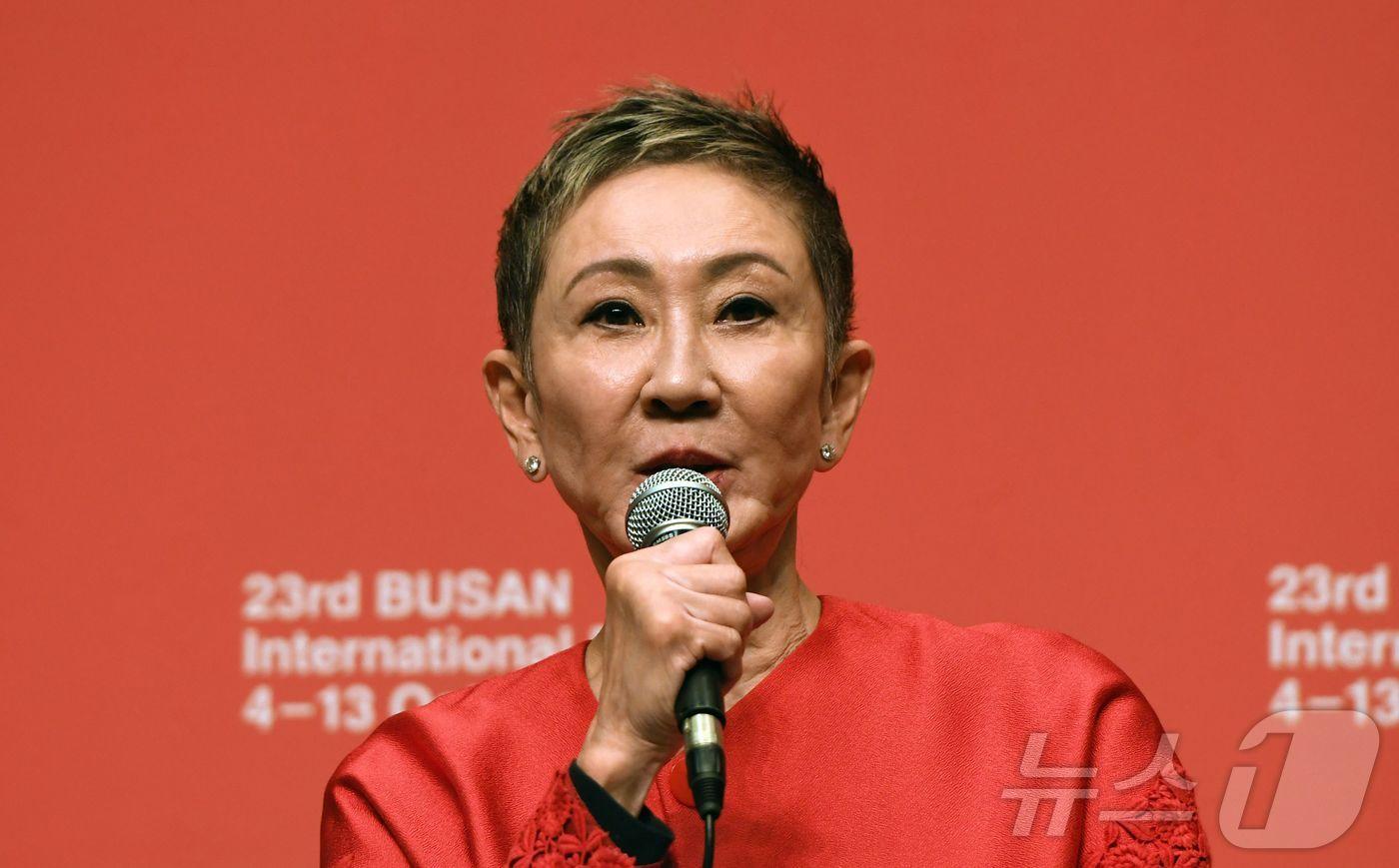 본문 이미지 - 2018년 부산국제영화제에 참석한 시남생 ⓒ AFP=뉴스1