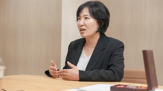 본문 이미지 - 김지영 질병관리청 결핵정책과장이 13일 뉴스1과 인터뷰를 하고 있다. (질병청 제공)