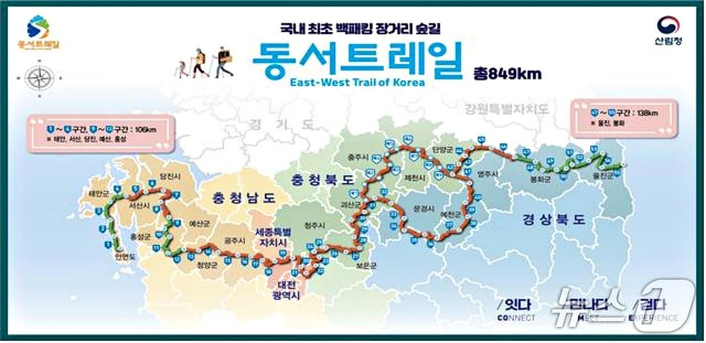 본문 이미지 - 동서트레일.(괴산군 제공. 재판매 및 DB금지)/뉴스1