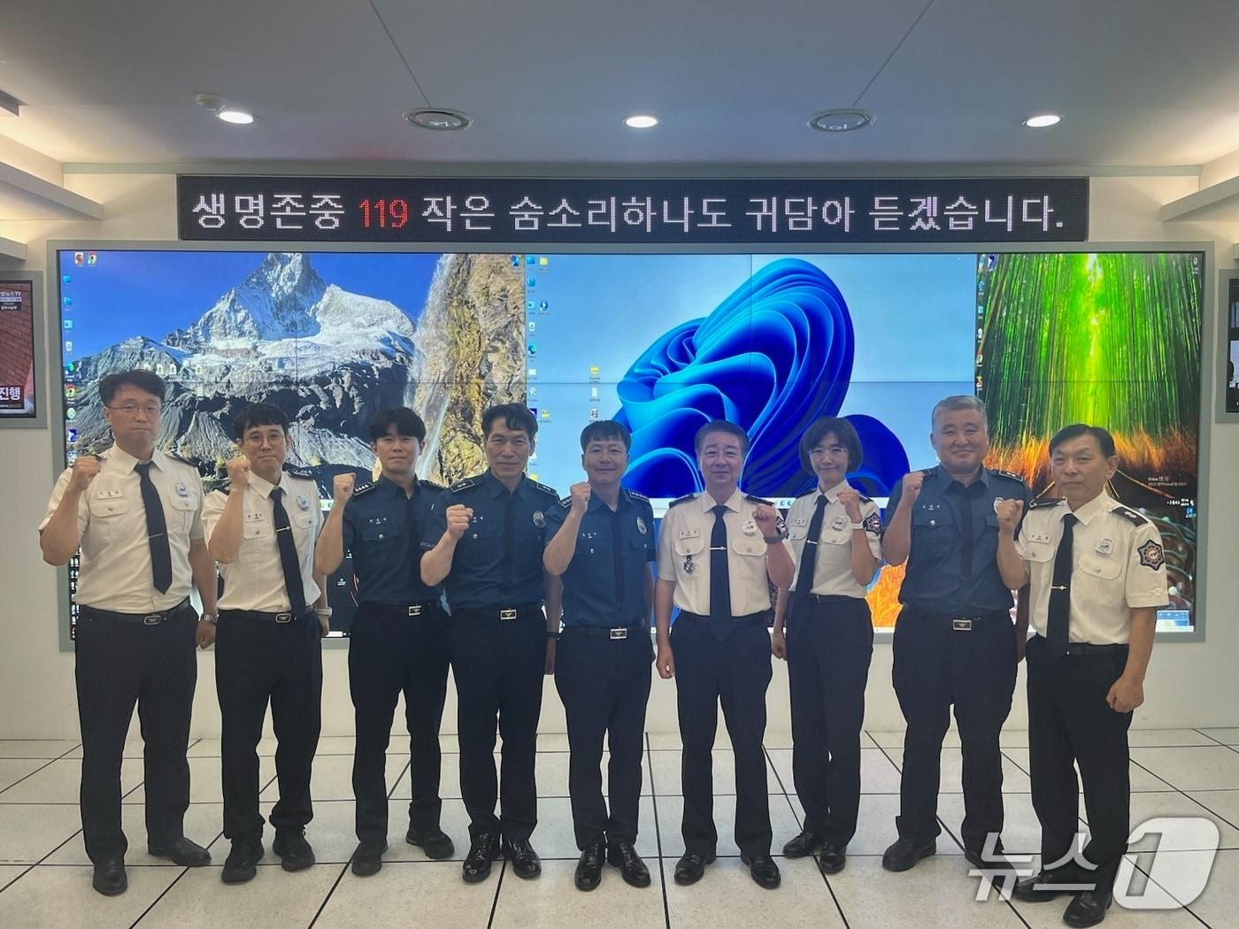 본문 이미지 - 강원도소방본부와 강원경찰청, 2026년 상반기 긴급신고 공동대응 협력 강화 간담회.(도소방본부 제공, 재판매 및 DB금지)
