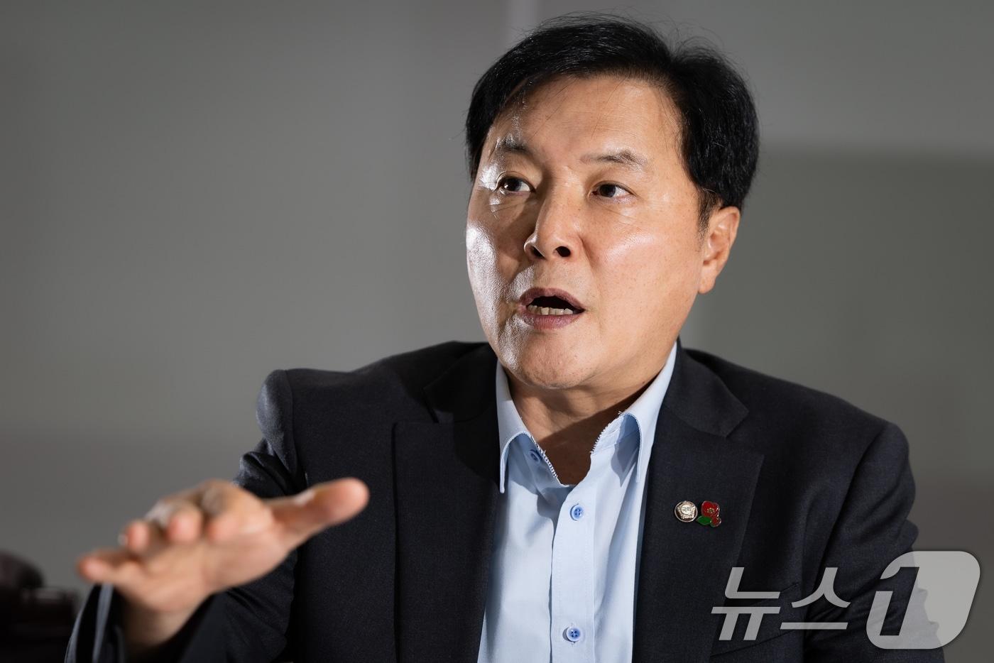 본문 이미지 - 조계원 더불어민주당 의원이 15일 서울 여의도 국회 의원회관에서 뉴스1과 인터뷰하고 있다. 2026.7.15 ⓒ 뉴스1 유승관 기자