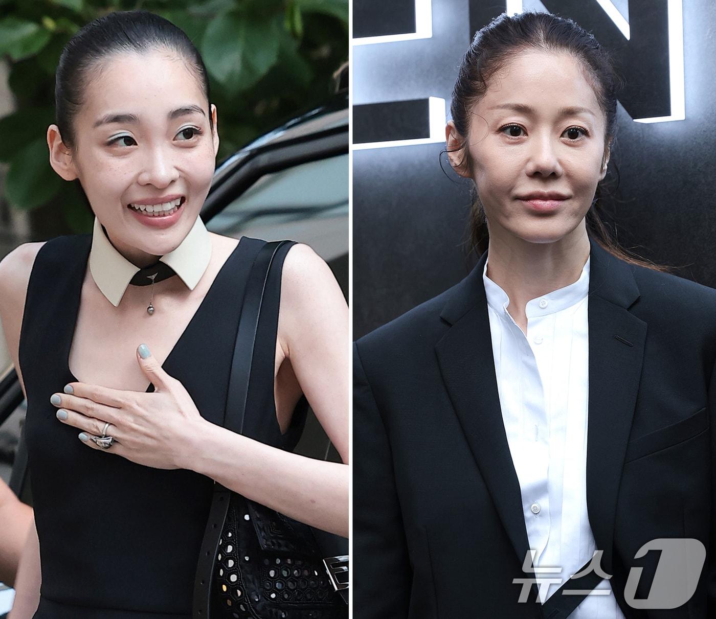 본문 이미지 - 배우 김민하와 고현정(오른쪽)이 '뼈말라' 몸매로 눈길을 끌었다. ⓒ 뉴스1 권현진 기자