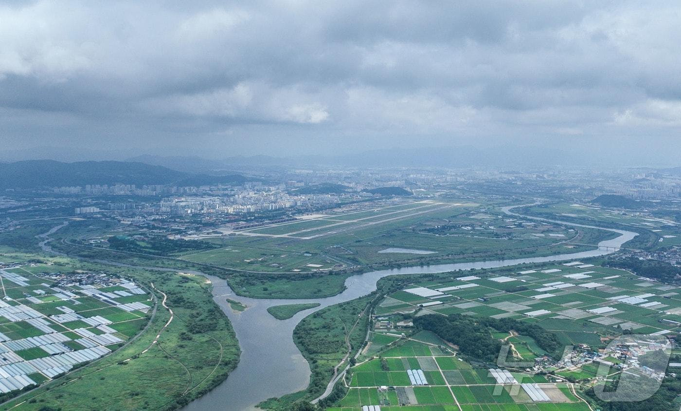 본문 이미지 - 광주 군공항 반도체 클러스터 부지.(특별시청 제공. 재배포 및 DB 금지)