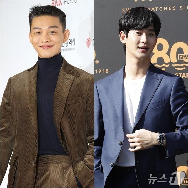 본문 이미지 - 유아인,김수현 / 뉴스1 DB