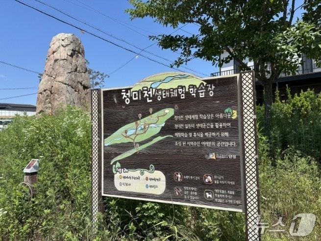 본문 이미지 - 안성 청미천ECO나들이 생태학습장 자료사진.(경기도 제공. 재판매 및 DB금지)
