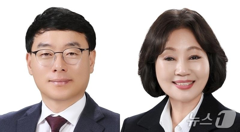 본문 이미지 - 김인수 경산시의장(왼쪽)과 손말남 부의장.(경산시의회 홈페이지 갈무리)/뉴스1