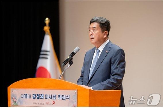 본문 이미지 - 강청희 신임 국민건강보험공단 이사장.(국민건강보험공단 제공)