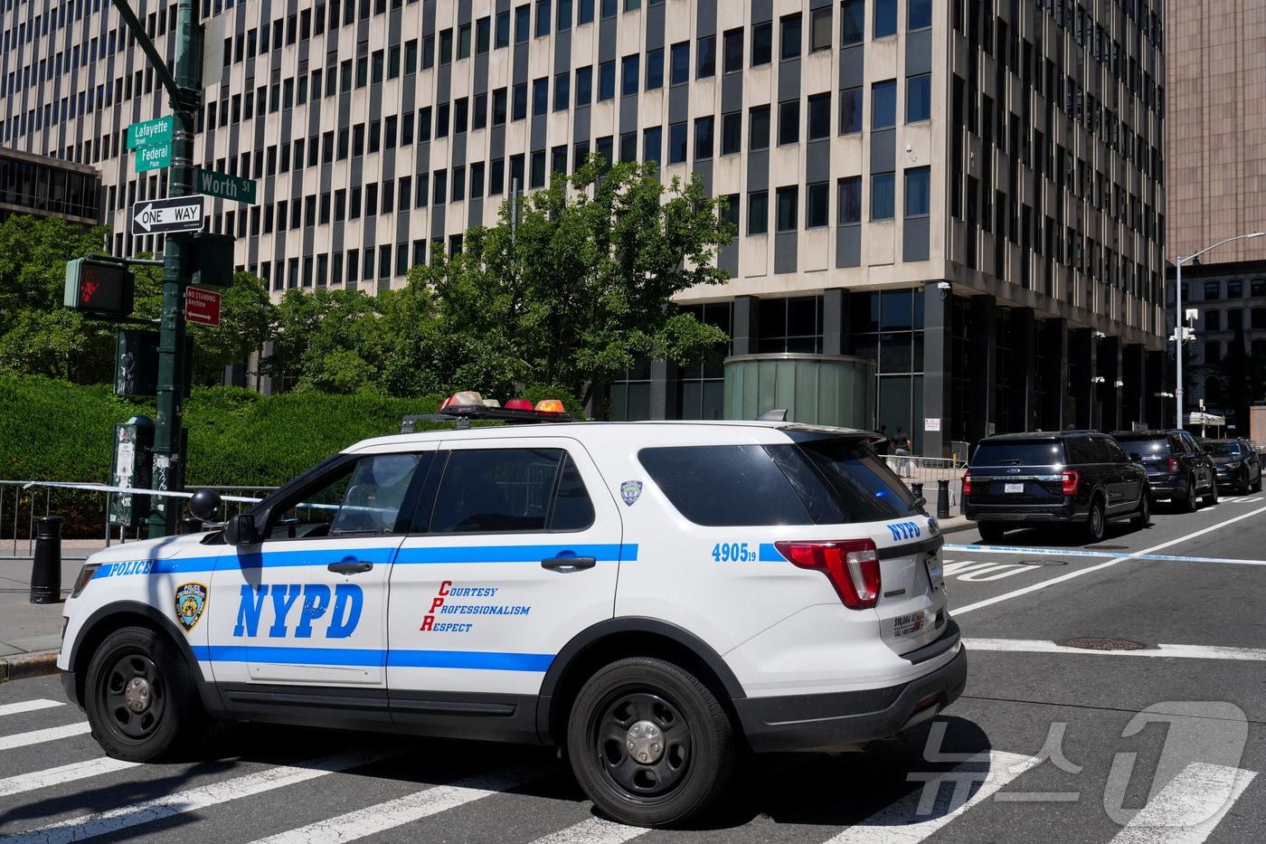본문 이미지 - 미국 뉴욕경찰(NYPD) <자료사진> (사진은 기사 내용과 무관함) 2026.07.20 ⓒ 로이터=뉴스1
