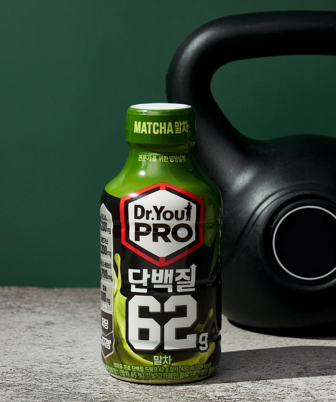 본문 이미지 - 오리온 닥터유PRO 단백질드링크 62g 말차 제품 이미지.(오리온 제공)