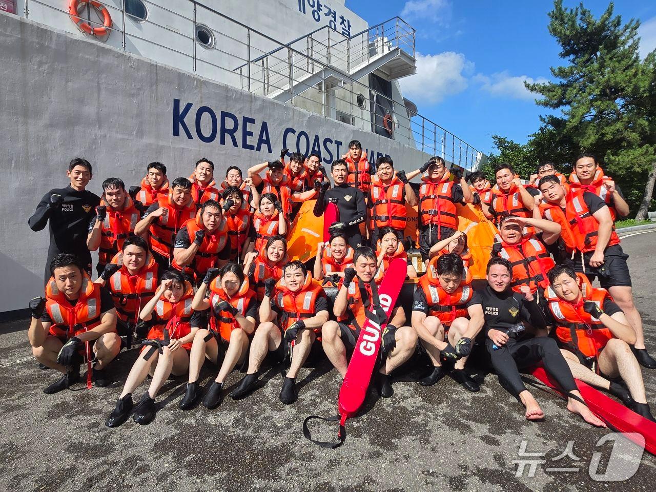 본문 이미지 - 신임 간부후보생 합동 교육훈련 단체사진