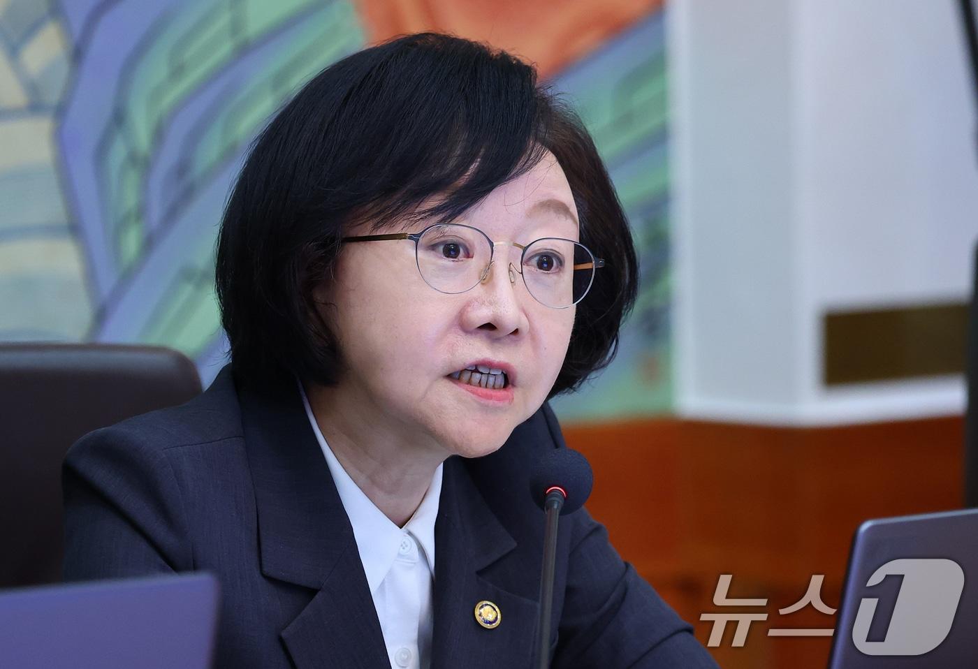 본문 이미지 - 오유경 식품의약품안전처장이 21일 청와대에서 열린 국무회의에서 발언을 하고 있다. 2026.7.21 ⓒ 뉴스1 허경 기자
