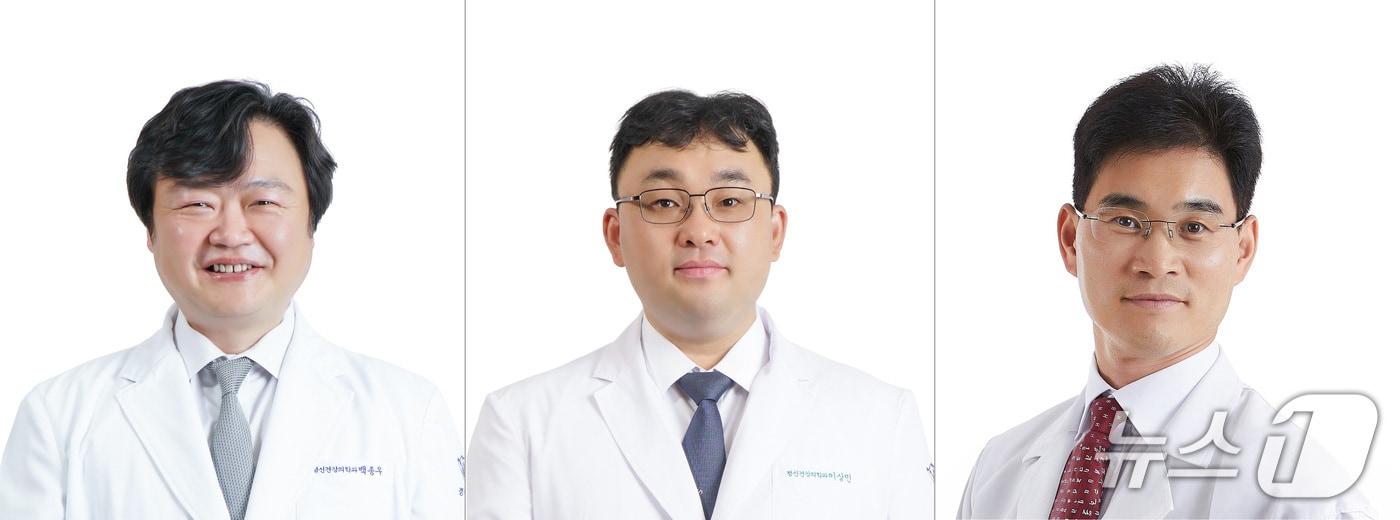 본문 이미지 - 경희대병원 정신건강의학과 백종우(왼쪽부터)·이상민 교수, 순천향대천안병원 정신건강의학과 이화영 교수.(경희대병원 제공)