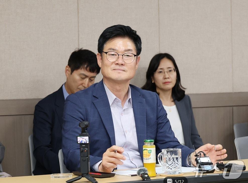 본문 이미지 - 구자열 강원 원주시장이 21일 원주시청 브리핑룸에서 '민선 9기 언론 소통의 날'을 열고 주요 시정 비전을 제시했다. (원주시 제공. 재판매 및 DB금지) 2026.7.21/뉴스1