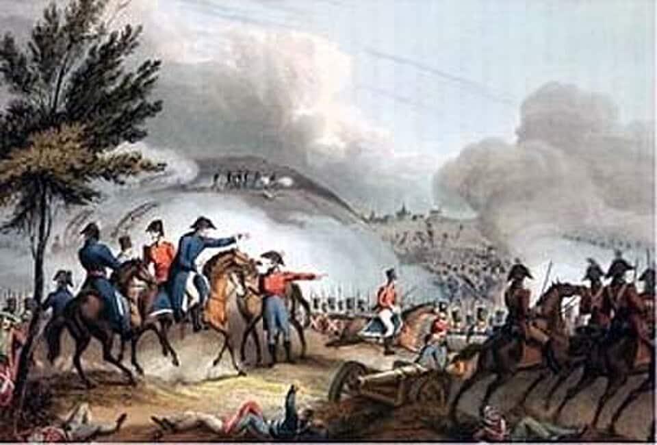본문 이미지 - 살라망카 전투 삽화. (출처: Illustration von J. Clarke, Koloriert von M. Dubourg, Public domain, via Wikimedia Commons)