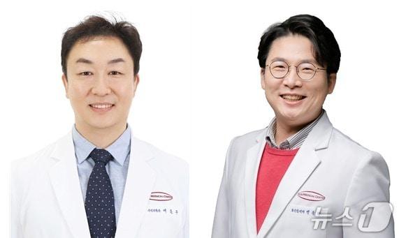 본문 이미지 - 유성선병원 가정의학과 여준구(왼쪽)·부인과 변승원 전문의(선병원 제공) /뉴스1