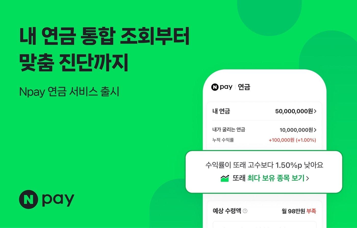 본문 이미지 - Npay 연금 (네이버페이 제공)