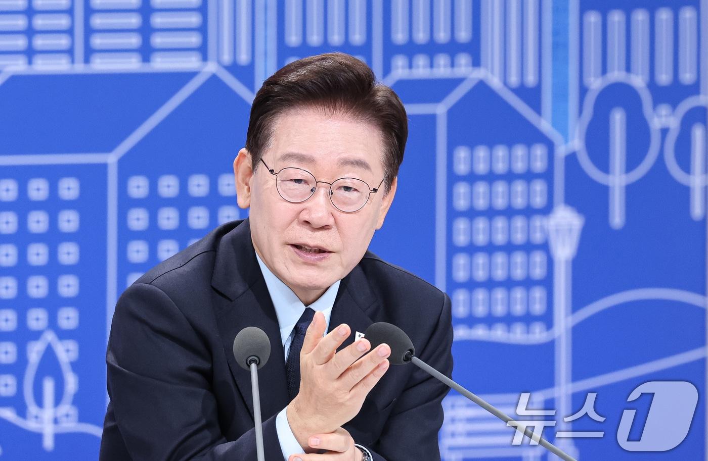 본문 이미지 - 이재명 대통령이 23일 서울 여의도 KBS 별관에서 열린 부동산정책 국민 대토론회에서 발언하고 있다. 2026.7.23 ⓒ 뉴스1 허경 기자