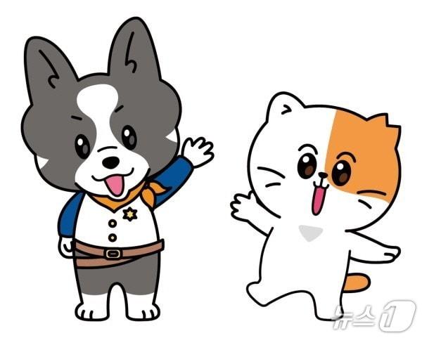 본문 이미지 - 고용노동부 한국장애인고용공단 대표 캐릭터 ‘장고와 고용이’ ⓒ 뉴스1