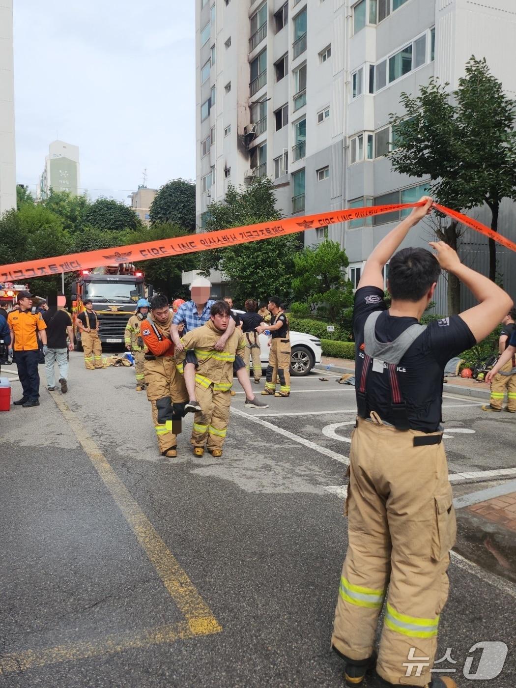 본문 이미지 - 화재 현장. (경기도북부소방재난본부 제공. 재판매 및 DB 금지) 2026.7.25/뉴스1