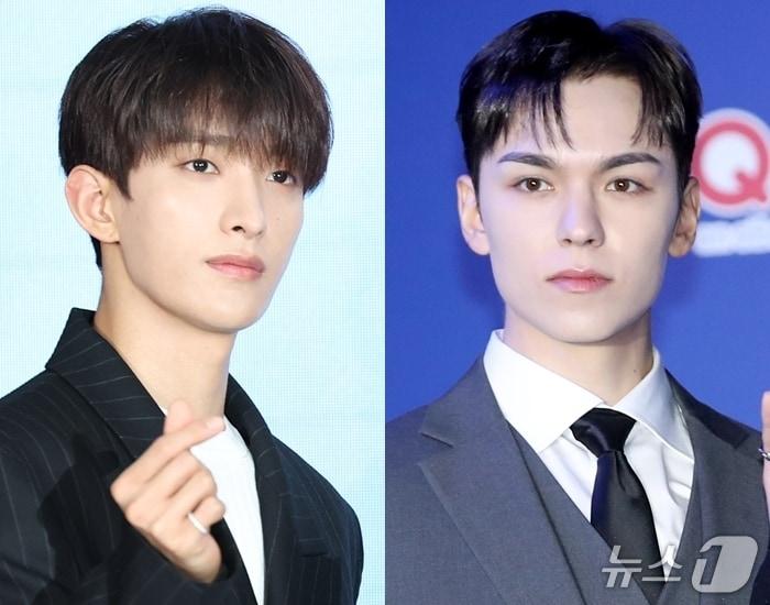 본문 이미지 - 세븐틴 도겸(왼쪽), 버논 ⓒ 뉴스1