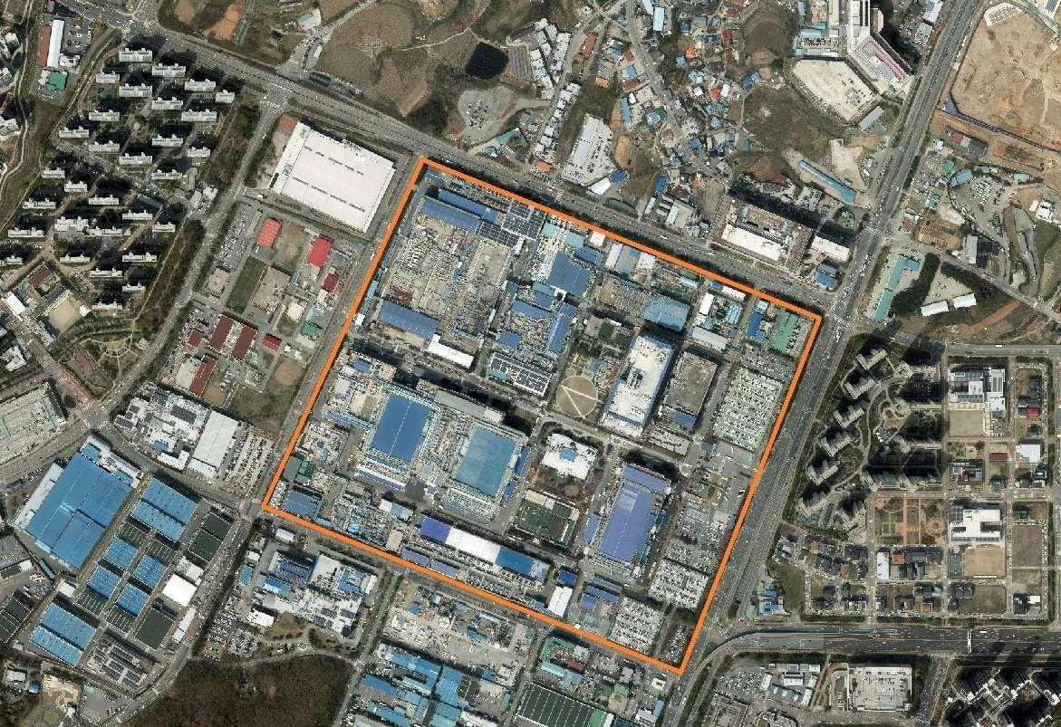 본문 이미지 - 천안 성성동 삼성전자 공장 건축 위치도.(제공. 재판매 및 DB금지)/뉴스1