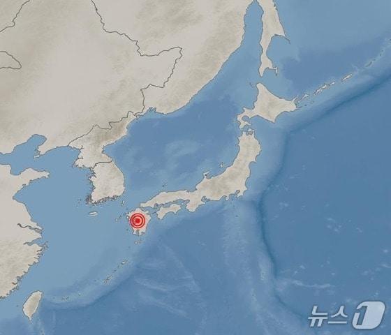 본문 이미지 - 일본 규슈 구마모토현 지진 발생지.(기상청 제공. 재판매 및 DB 금지)/뉴스1