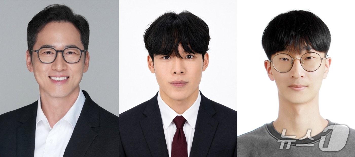 본문 이미지 - 왼쪽부터 변영재 교수, 신성민 연구원, 권성빈 연구원.(UNIST 제공. 재판매 및 DB금지)/뉴스1