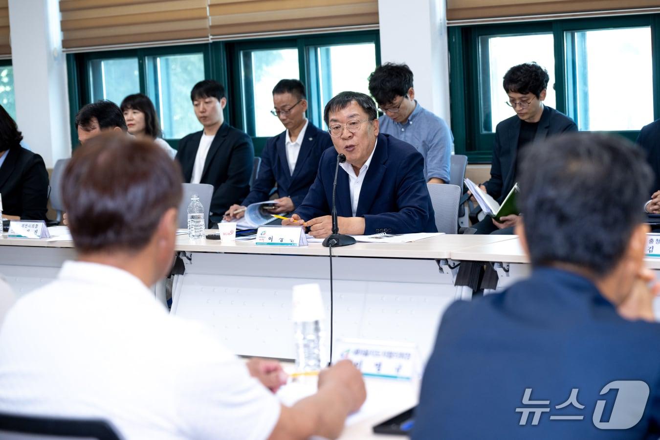 본문 이미지 - 이상천 제천시장 송학면 순방(제천시 제공. 재판매 및 DB금지)