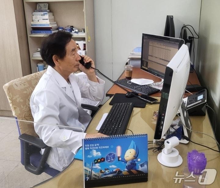 본문 이미지 - 비대면 진료 모습.(청주시 제공. 재판매 및 DB금지)/뉴스1
