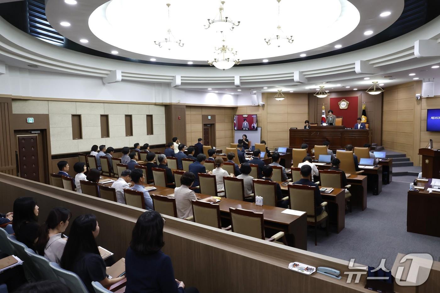 본문 이미지 - 30일 전북 임실군의회ㄱ 제353회 임시회 제6차 본회의를 열고 10일간의 일정을 모두 마무리했다.(의회제공, 재판매 및 DB금지)2026.7.30/뉴스1