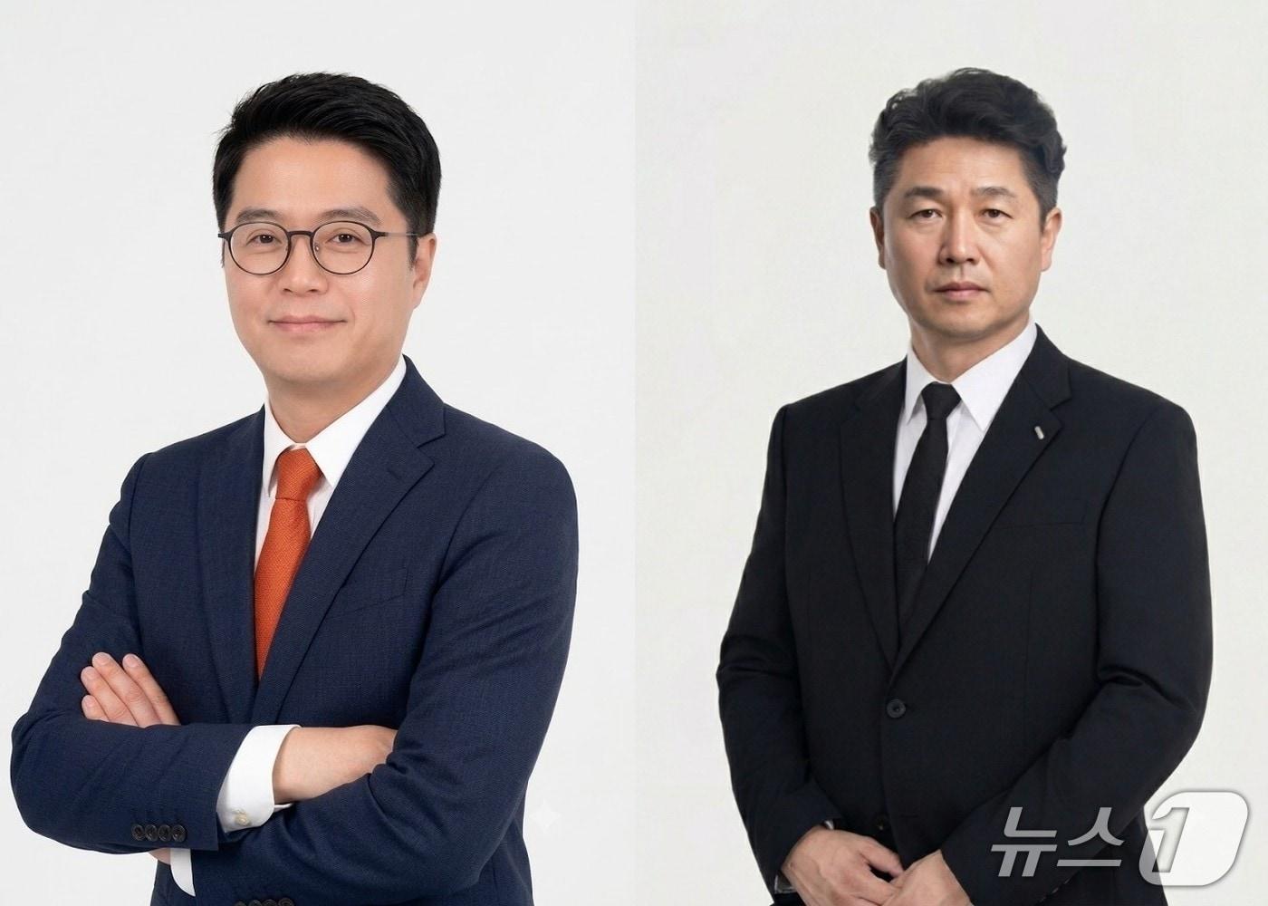 본문 이미지 - (좌) 탁성범 전무 (우) 신동준 상무