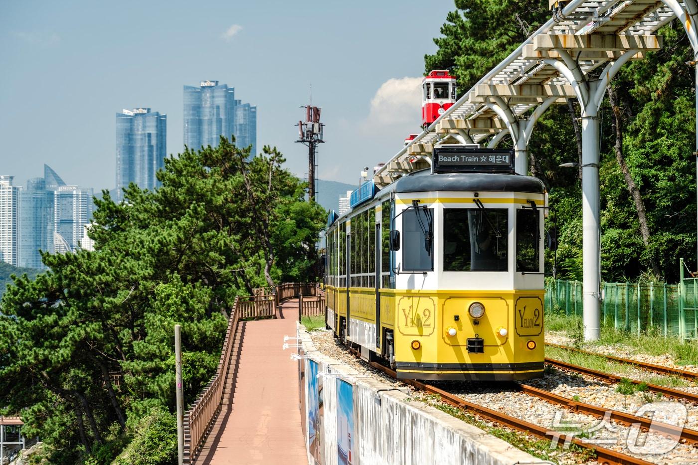 본문 이미지 - 해운대 대표 관광지 '해운대블루라인파크'.(부산시 제공. 재판매 및 DB금지)