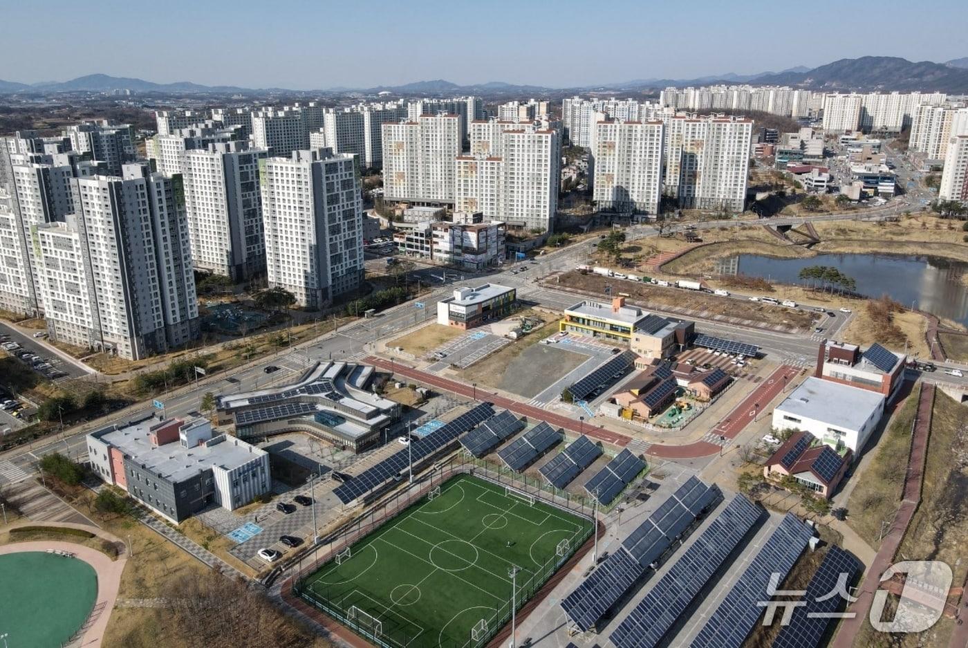 본문 이미지 - 충북혁신도시 전경.(진천군 제공. 재판매 및 DB금지)/뉴스1