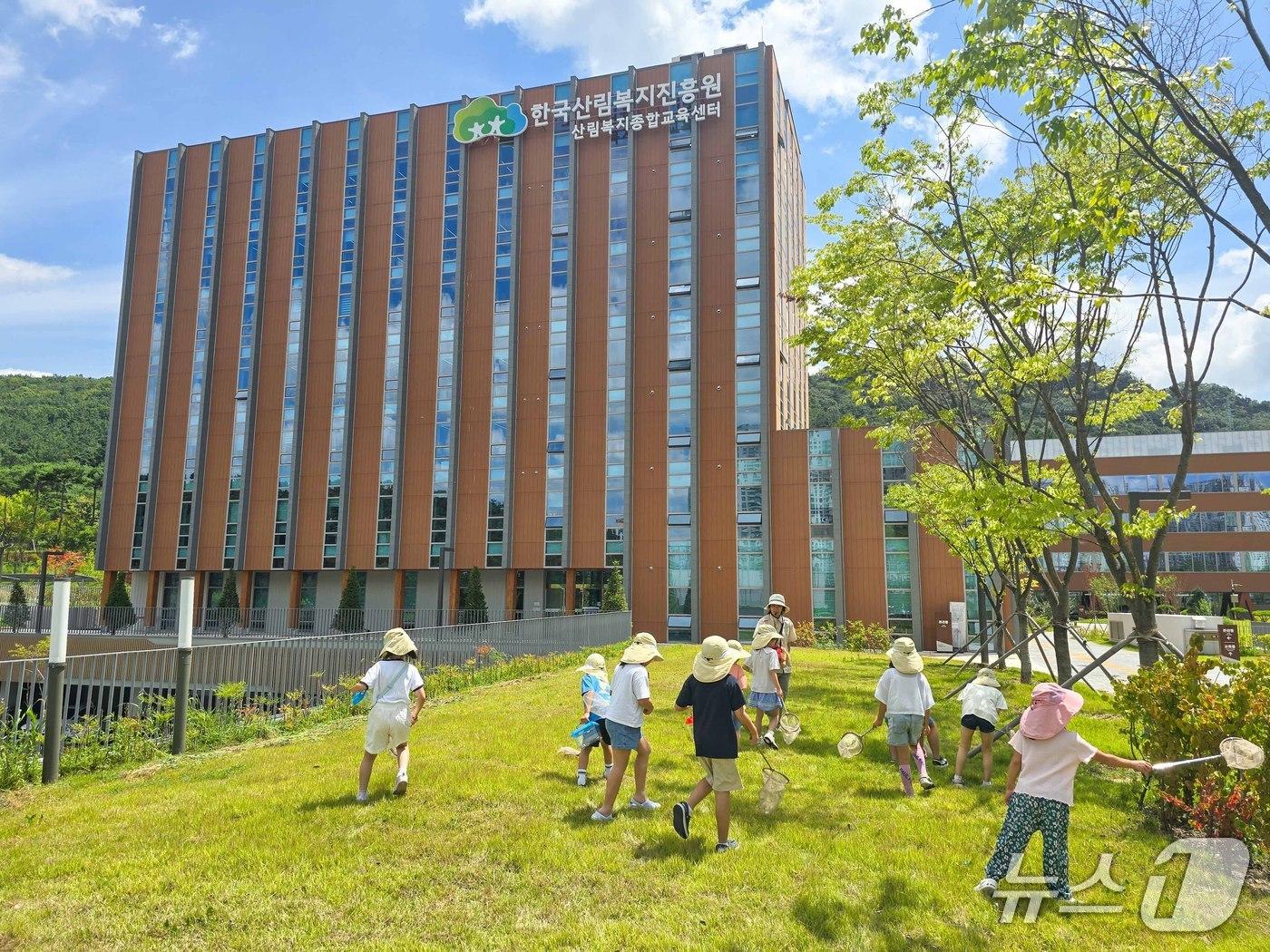 본문 이미지 - 산림청 한국산림복지진흥원 숲속도서관 여름방학 특화 프로그램 '꼼지락 숲속탐험대' 운영 (한국산림복지진흥원 제공.재판매 및 DB금지)/뉴스1